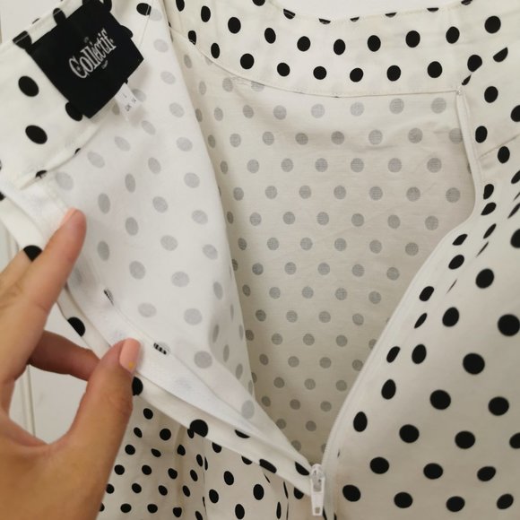 Collectif 50s flamingo swing skirt - Picture 2 of 7